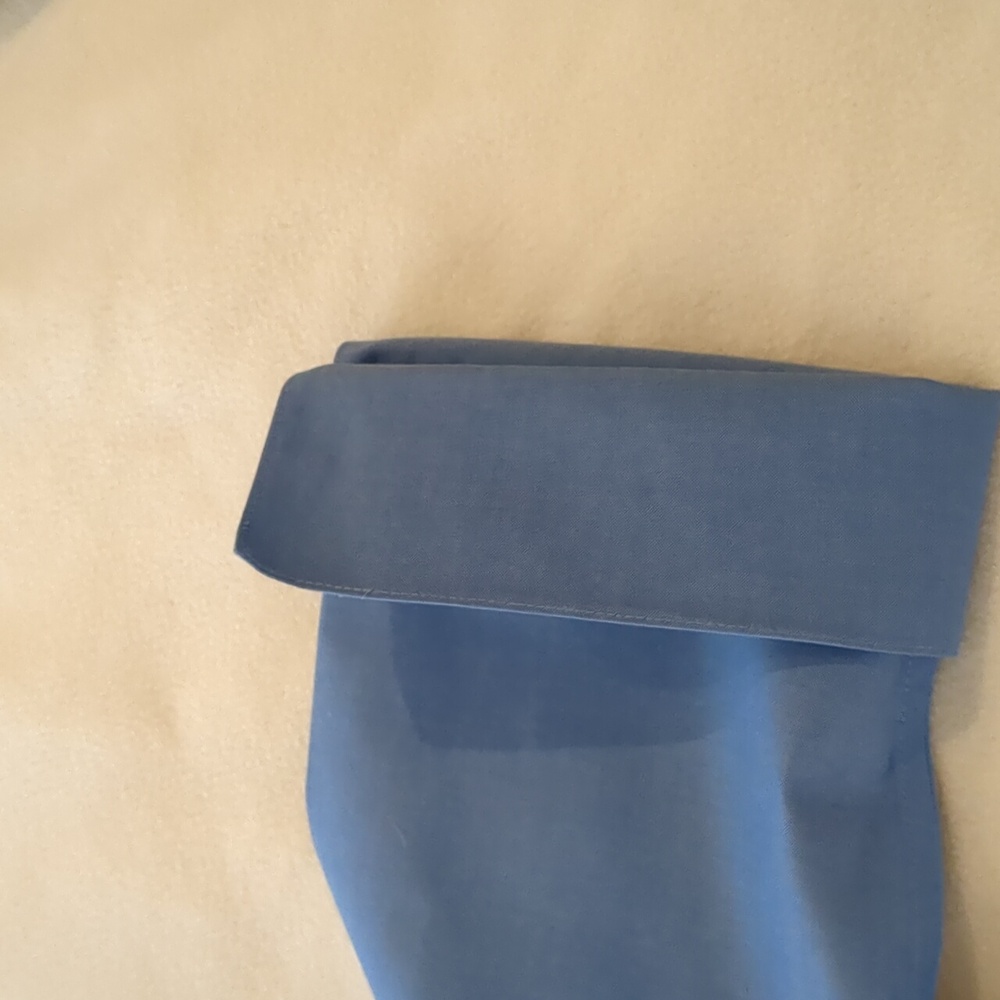 Foxcroft Light Blue Non-Iron Shirt - Picture 8 of 8